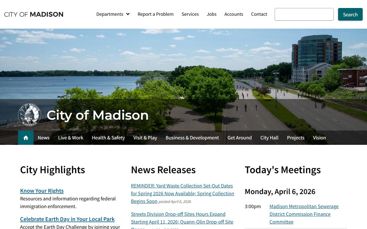 Madison arrest records city website