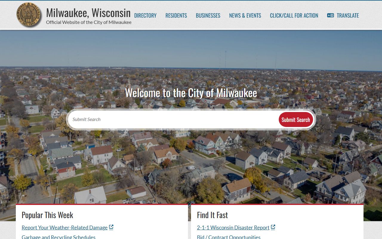 Milwaukee arrest records city website