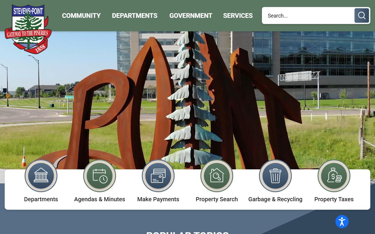 Stevens Point arrest records city website