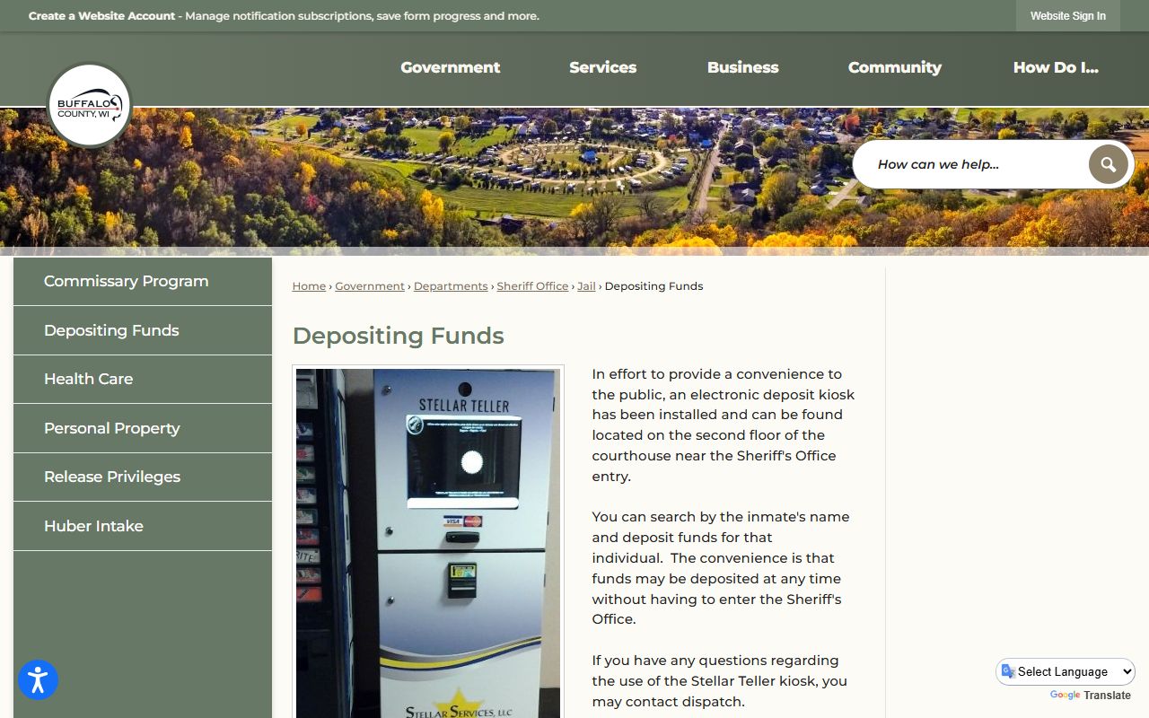 Buffalo County arrest records sheriff source