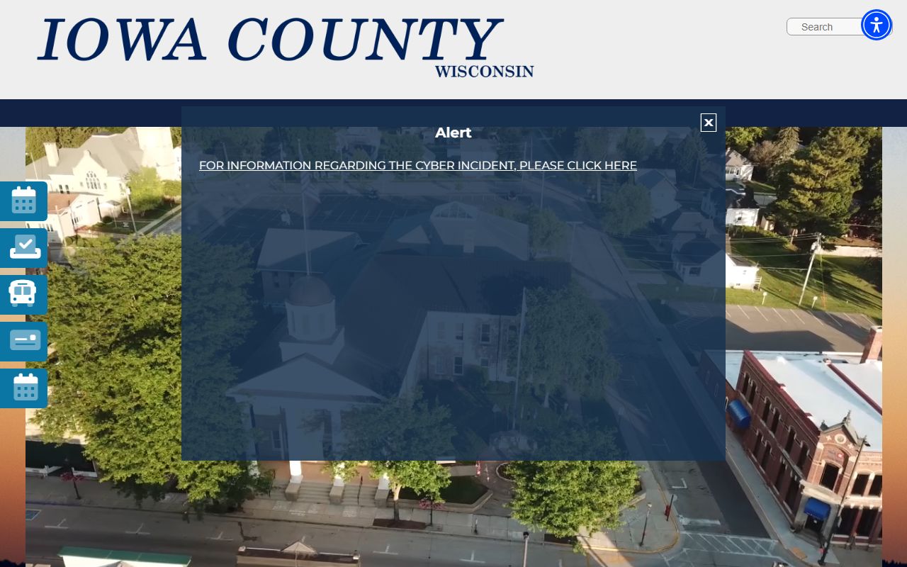 Iowa County arrest records county website