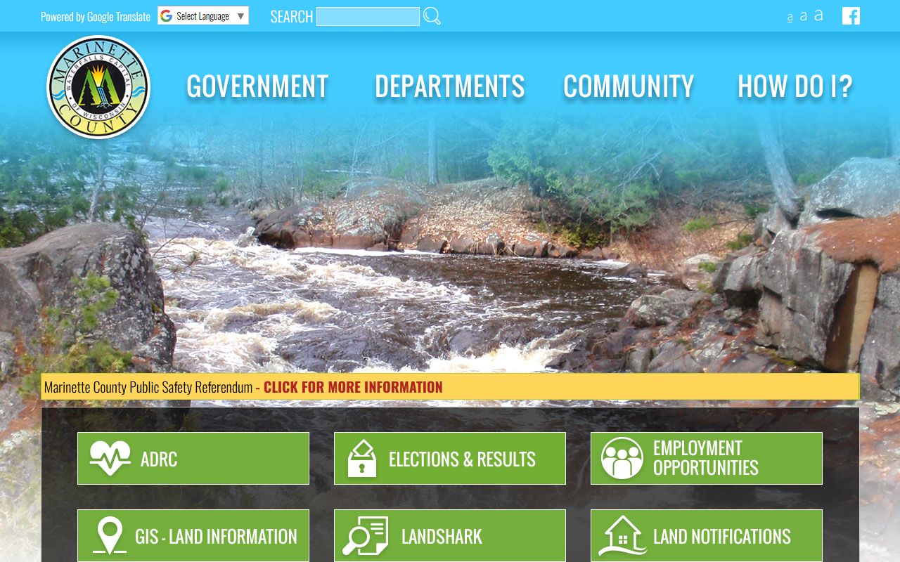 Marinette County arrest records county website