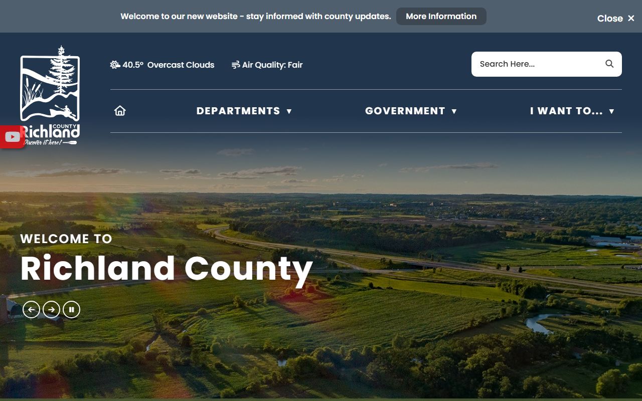 Richland County arrest records county website