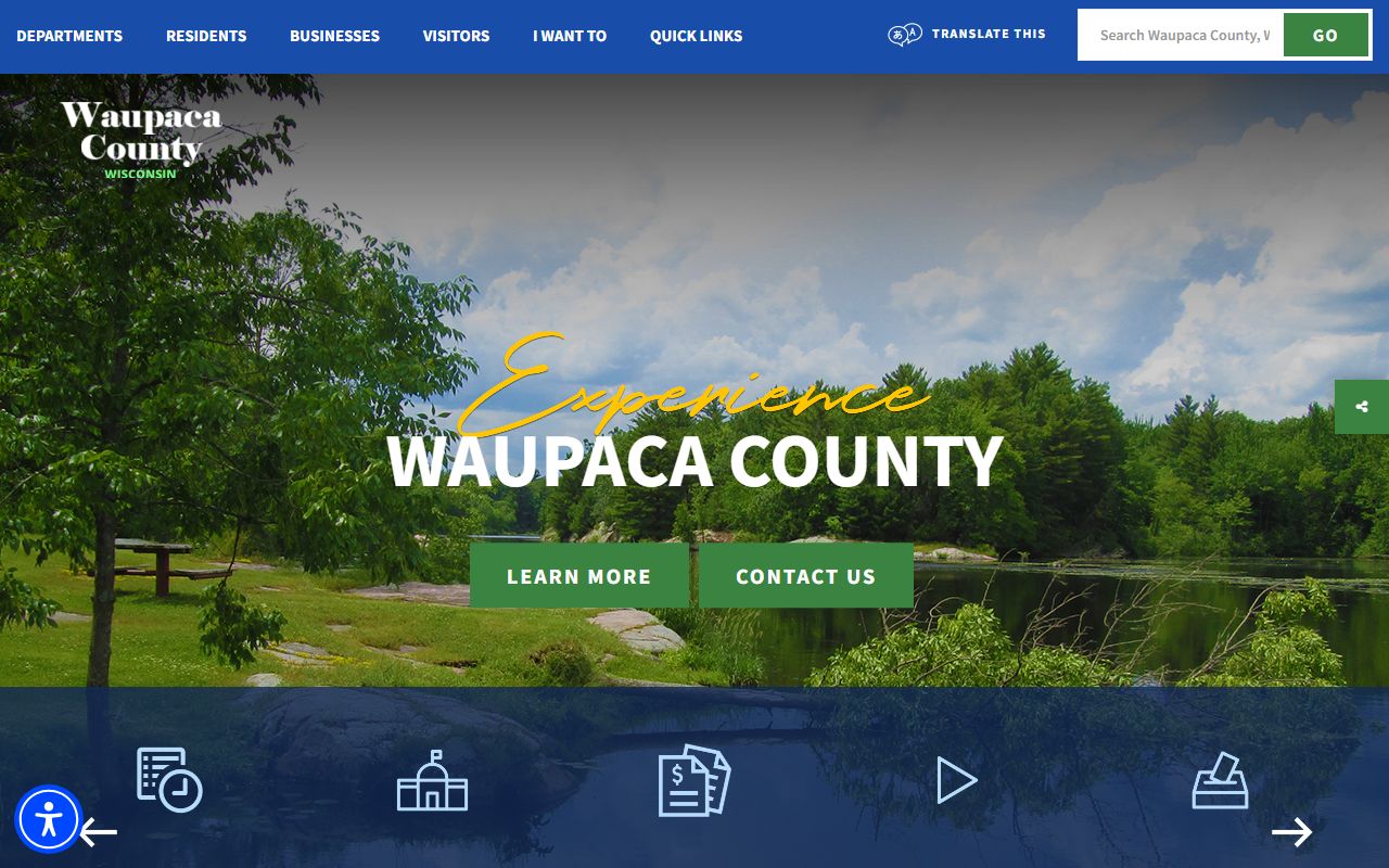 Waupaca County arrest records county website